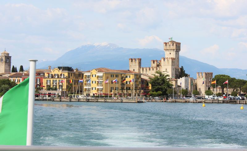 Sirmione from the boat back