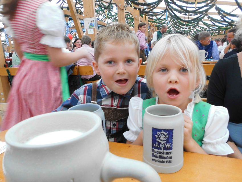 no beer in those Steins, promise!
